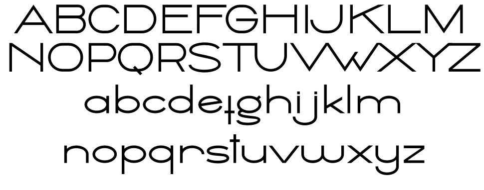 Ballado font specimens