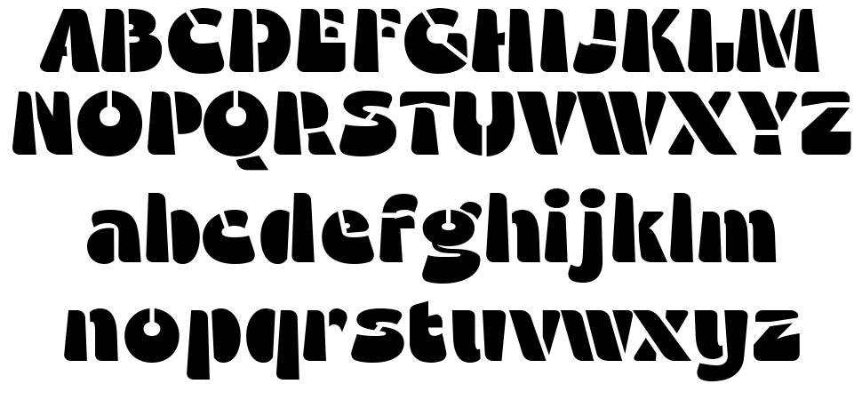 Balladon font specimens