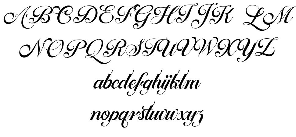 Ballegra font specimens