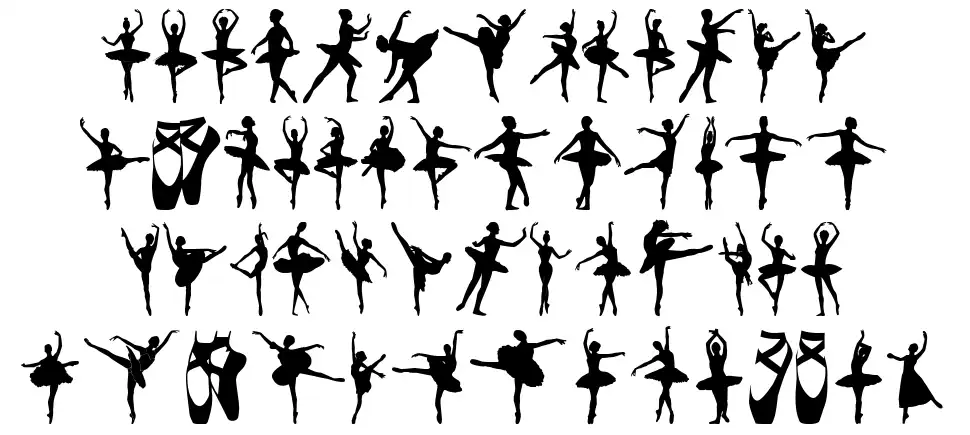 Ballet font Örnekler