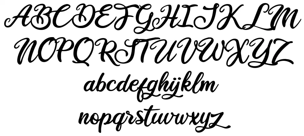 Ballet Harmonyfont specimens