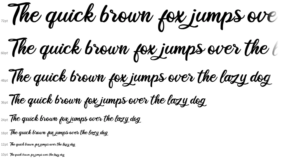 Ballet Harmonyfont waterfall