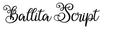 Ballita Script font