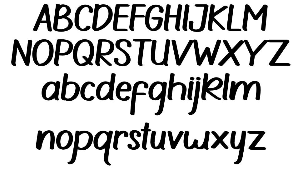 Ballpoint font Örnekler