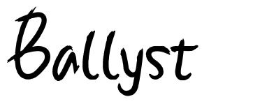 Ballyst шрифт