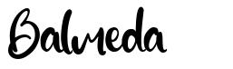 Balmeda font