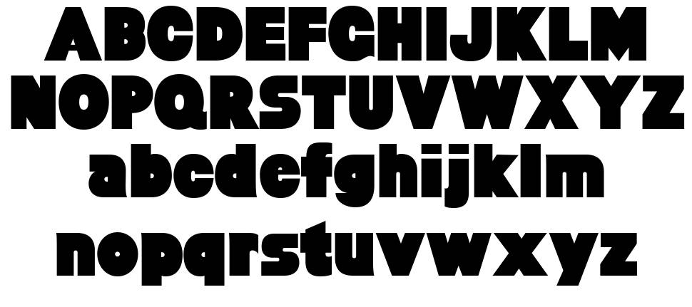 Baltar-Regular font specimens