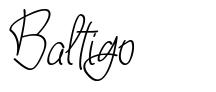 Baltigo шрифт