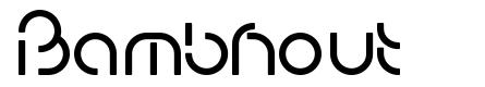 Bambhout шрифт