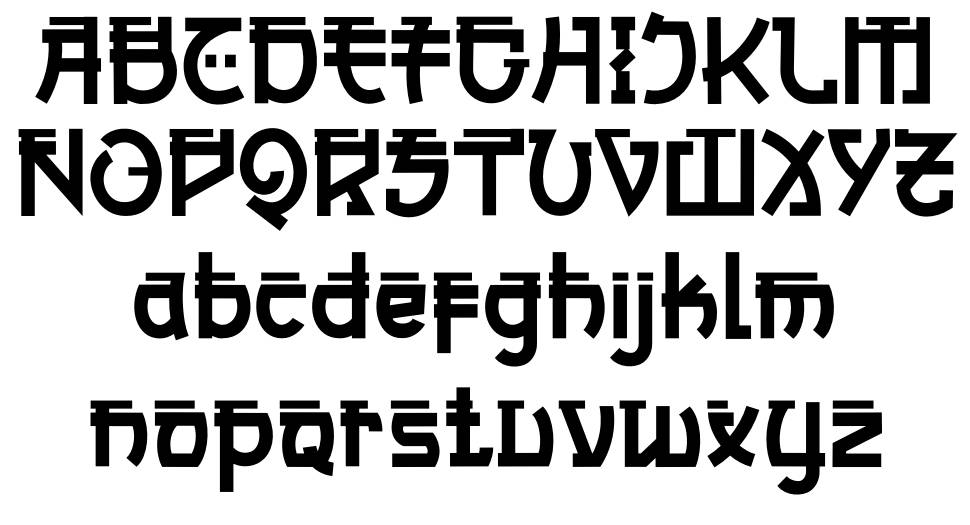 Bamida font Örnekler