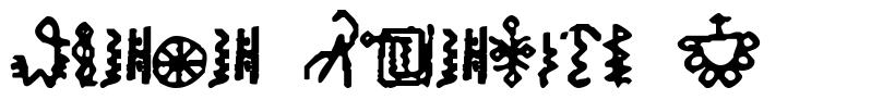 Bamum Symbols 1 písmo