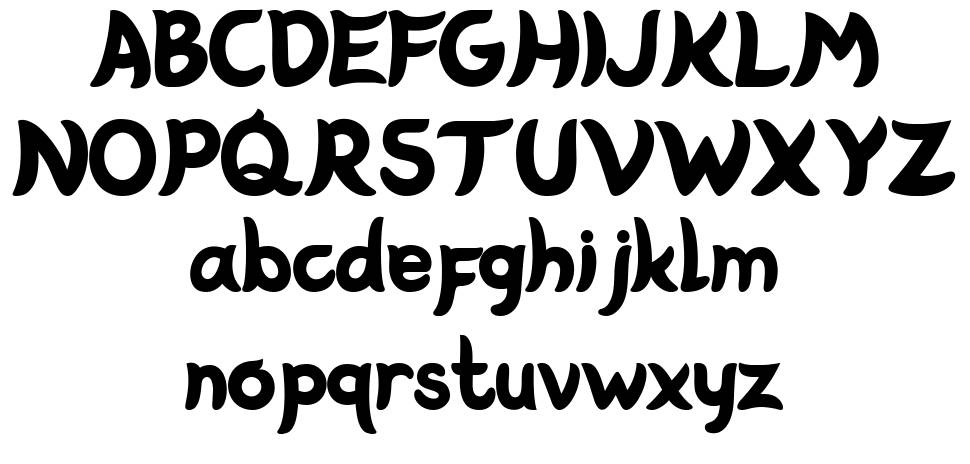 Banabo font specimens