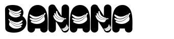 Banana font