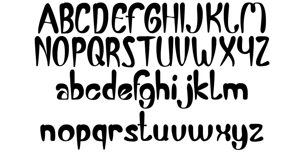 Banana Splitfont specimens