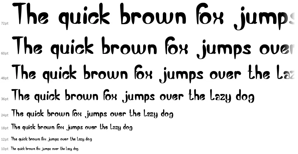 Banana Splitfont waterfall