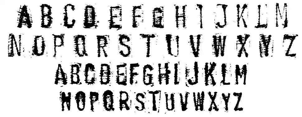 Banana Typefont specimens