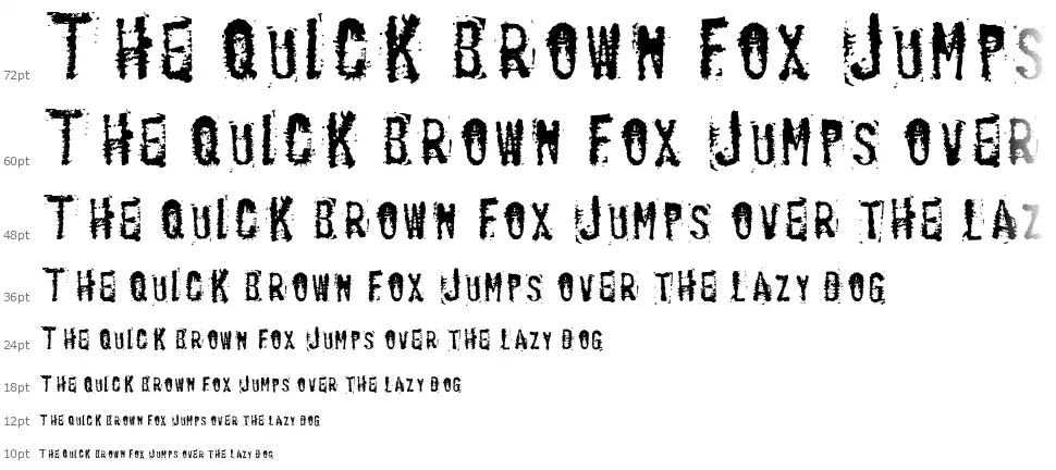 Banana Typefont waterfall