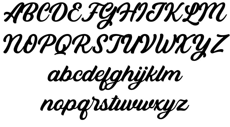Bandira Script font