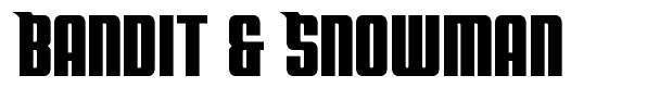 Bandit & Snowman font