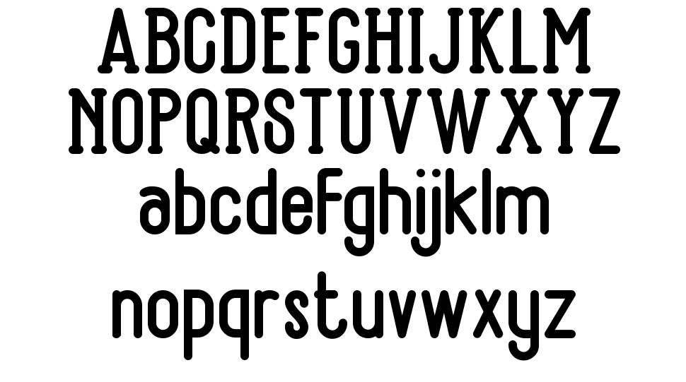 Bandonde font specimens