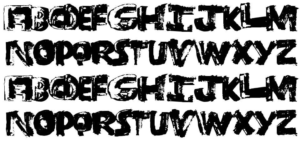 BangTime font specimens