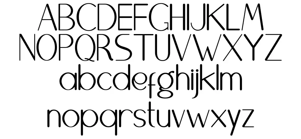 Bangunanfont specimens