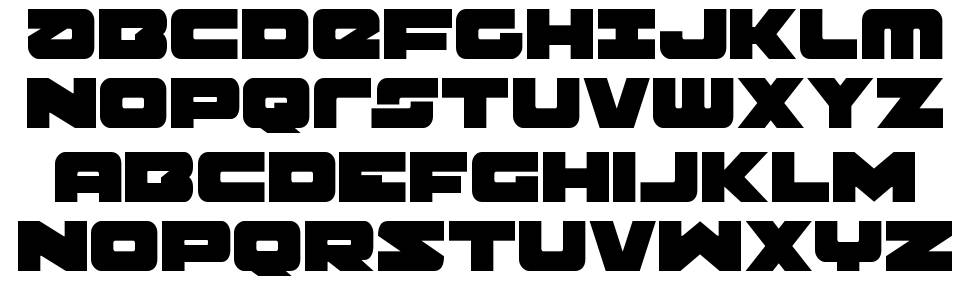 Banjin font specimens