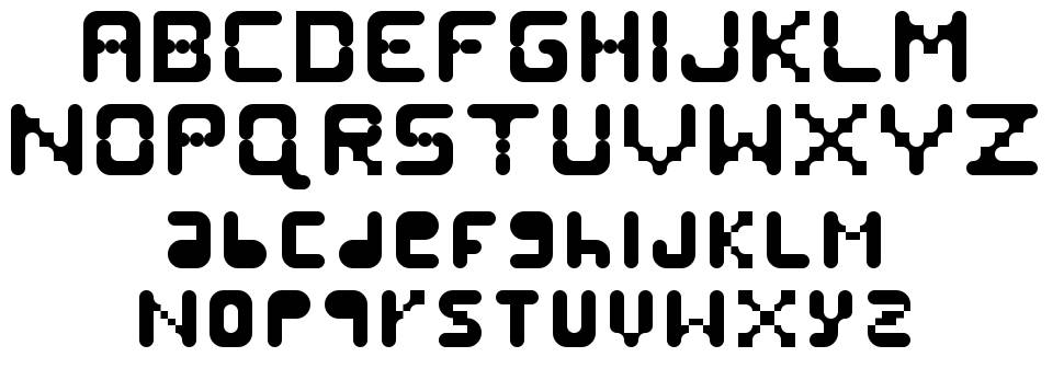 Banjjak font specimens