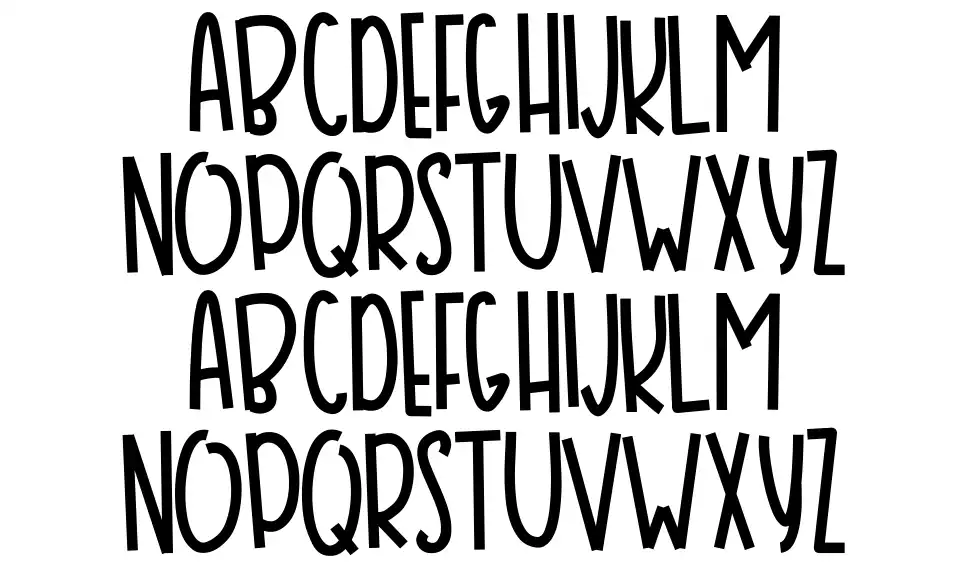 Banskyfont specimens