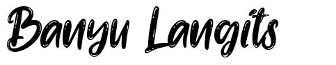 Banyu Langits шрифт