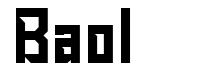 Baol フォント