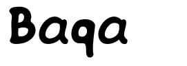 Baqa шрифт