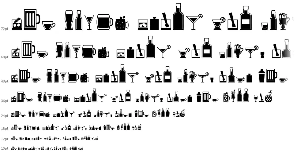 Bar Bookfont waterfall