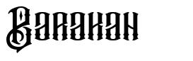 Barakah шрифт