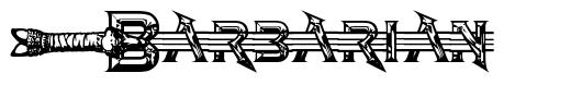 Barbarian 字形
