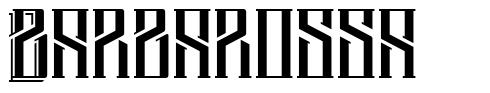 Barbarossa шрифт