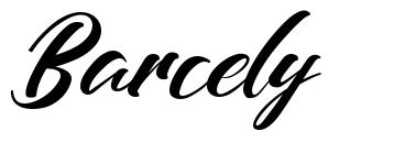 Barcely font