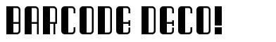 Barcode Deco! шрифт