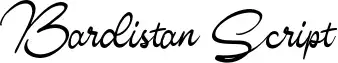 Bardistan Script