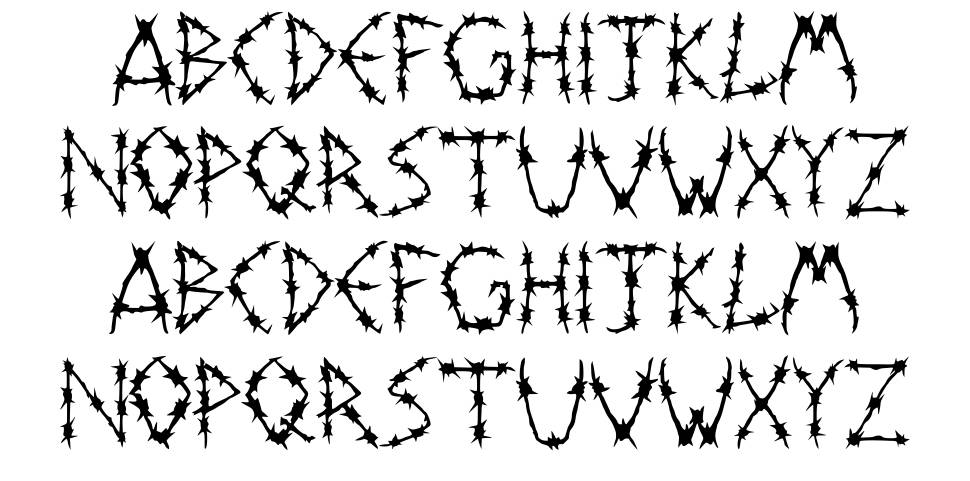 Bardos 字形 标本