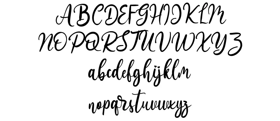 Barely schriftart vorschau