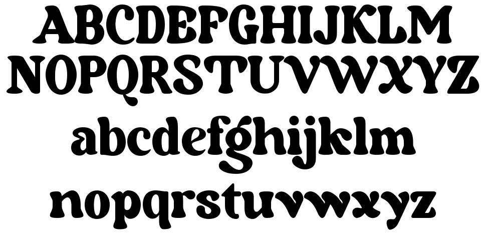 Baristo font specimens