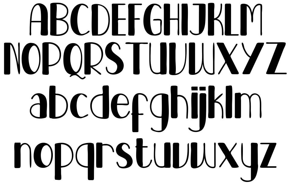 Barney Pop font specimens