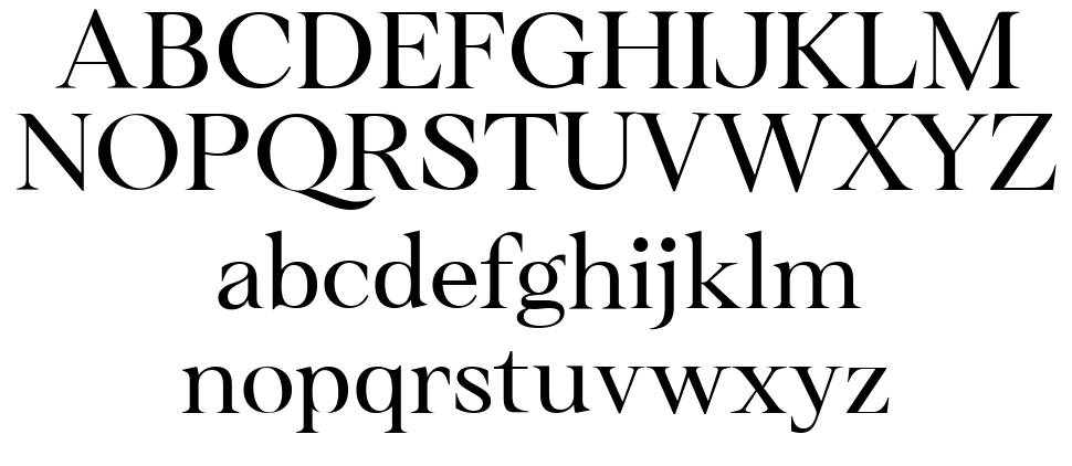 Barokah Serif font specimens
