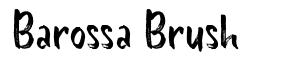 Barossa Brush フォント