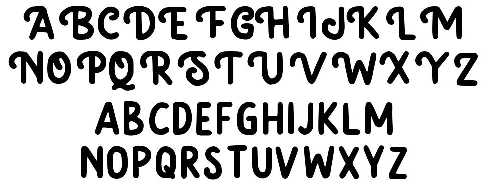 Barqon font Örnekler