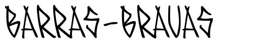 Barras-Bravas písmo