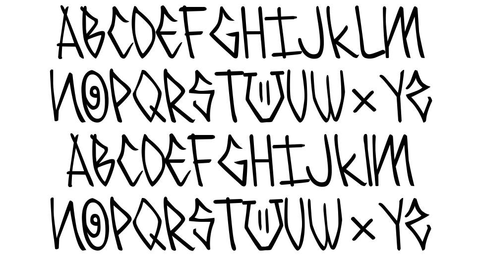 Barras-Bravas font specimens