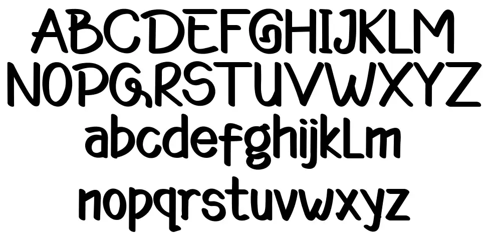 Barrets font specimens