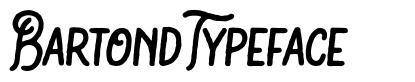 Bartond Typeface шрифт